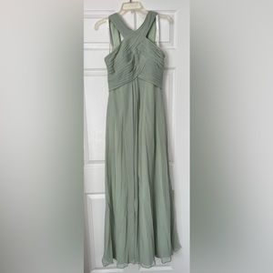 Dusty Sage Azazie Kaleigh Bridesmaid Dress A8